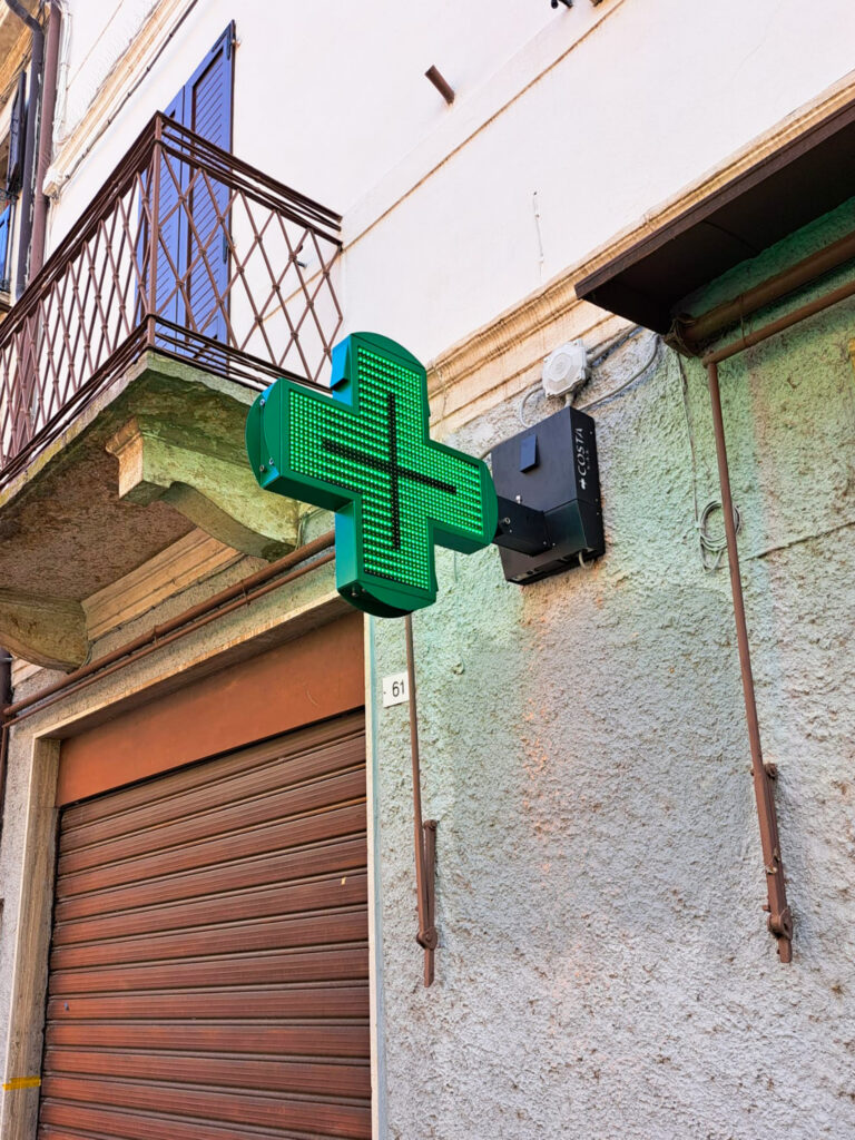 Croce a Led mod. Green Farmacia Zanella