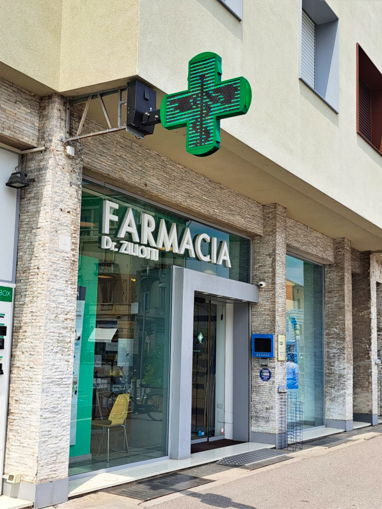 Croce a Led mod. Green Farmacia Ziliotti